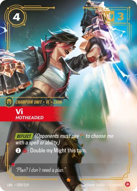 Vi, Hotheaded (030/219) [Unleashed]