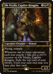 Ob Nixilis, Captive Kingpin (Showcase) [March of the Machine: The Aftermath]