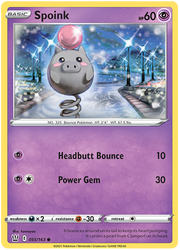 Spoink (055/163) [Sword & Shield: Battle Styles]