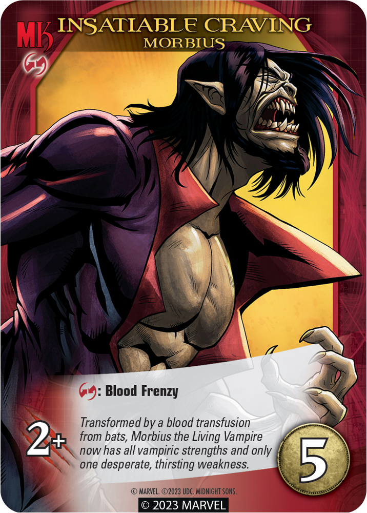 Legendary: A Marvel Deck Building Game Expansion - Midnight Sons