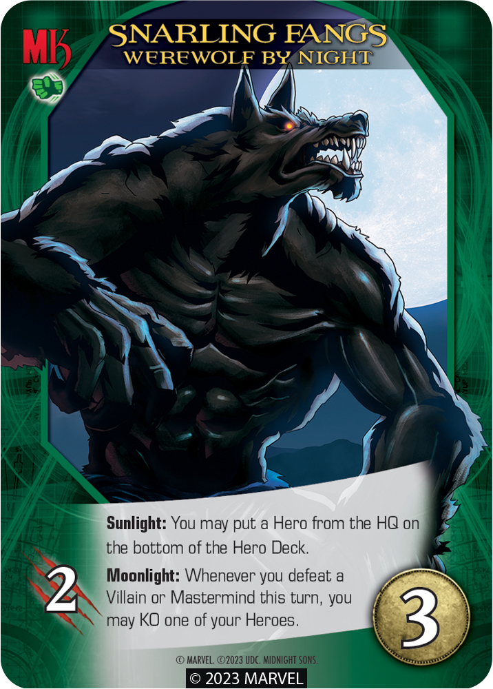 Legendary: A Marvel Deck Building Game Expansion - Midnight Sons