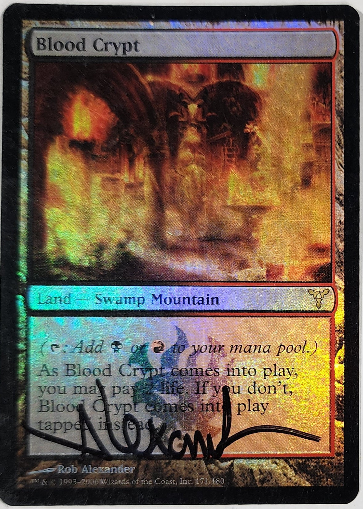 Blood Crypt [Dissension | FOIL | Signed By Artist]