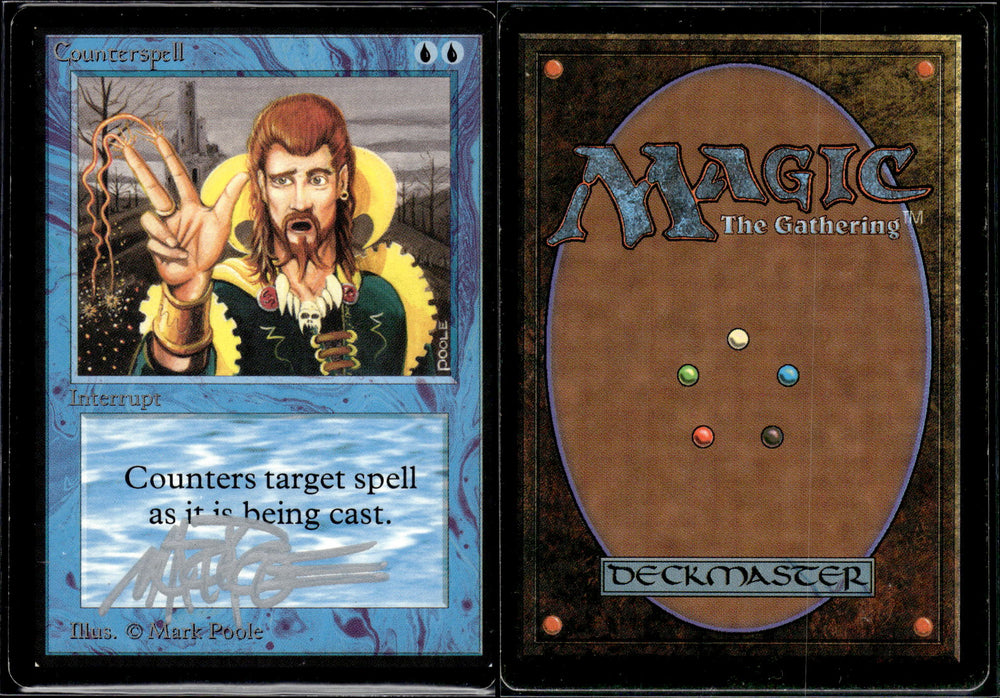 Counterspell (Signed) [Beta Edition] (Actual Scans)