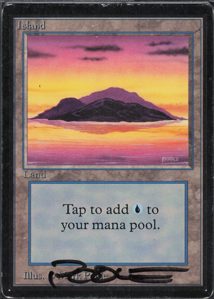 Island (291) (Signed - Black) (Short Signature) [Beta Edition]