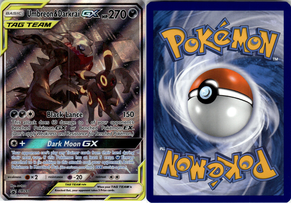 Umbreon & Darkrai GX (SM241) [PSM241] [Sun & Moon: Black Star Promos]