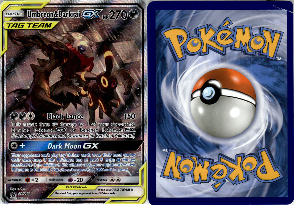 Umbreon & Darkrai GX (SM241) [PSM241] [Sun & Moon: Black Star Promos]
