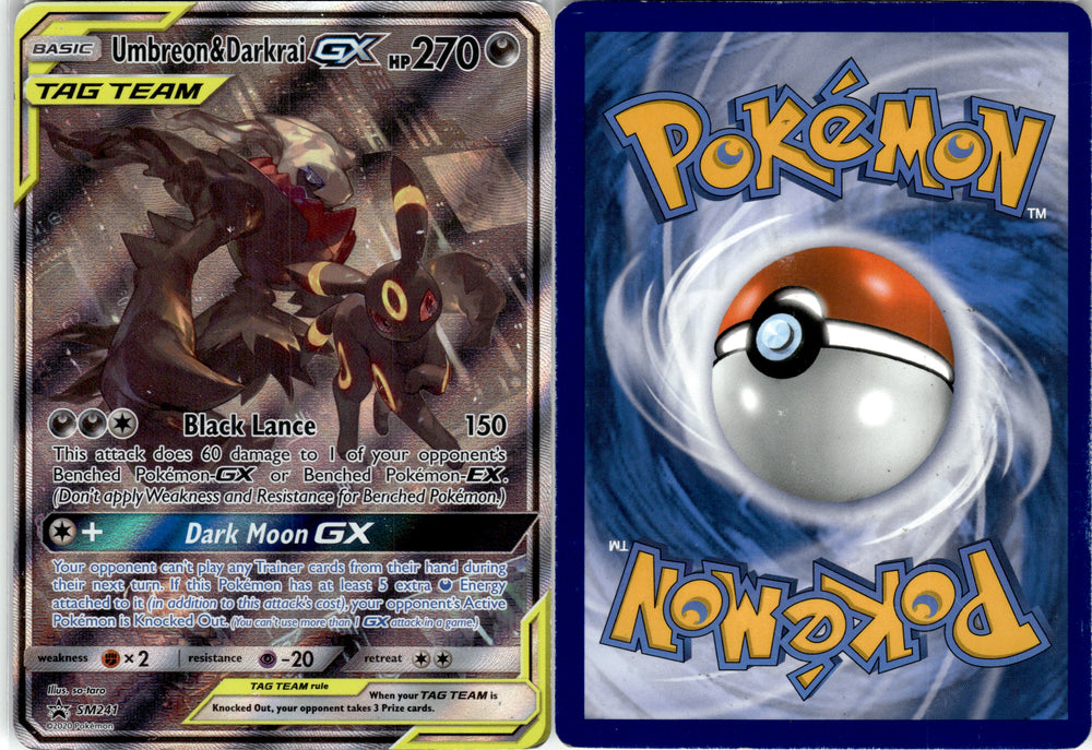 Umbreon & Darkrai GX (SM241) [PSM241] [Sun & Moon: Black Star Promos]