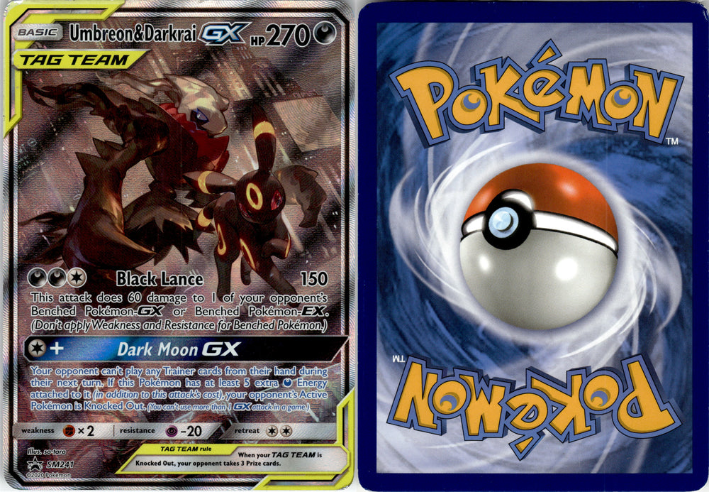 Umbreon & Darkrai GX (SM241) [PSM241] [Sun & Moon: Black Star Promos]