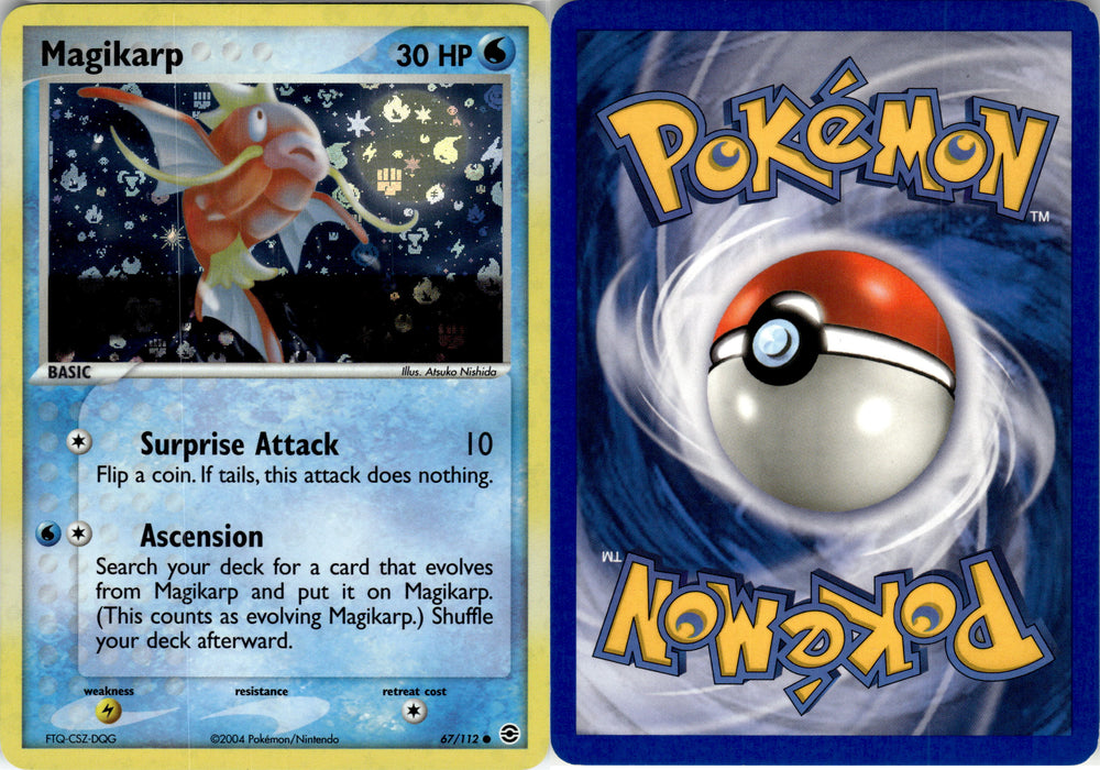 Magikarp (67/112) (Reverse Holo) [FRLG67R] [EX: FireRed & LeafGreen]