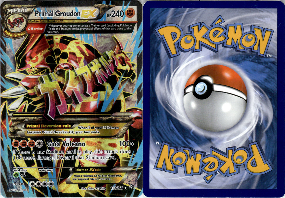 Primal Groudon EX (151/160) [PC151] [XY: Primal Clash]