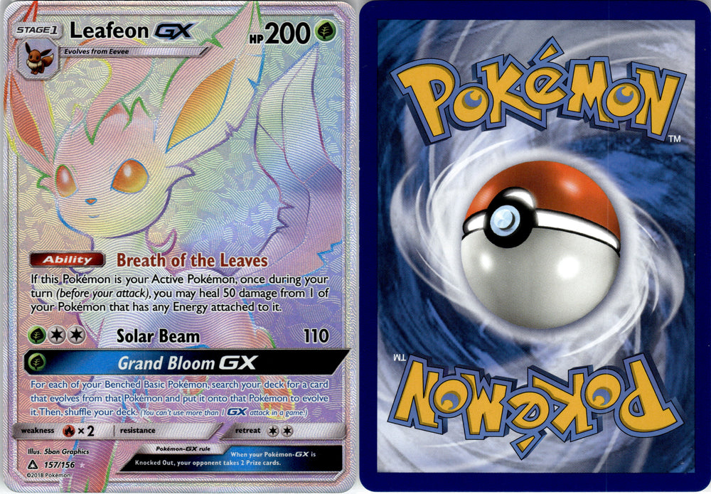 Leafeon GX (157/156) [UP157] [Sun & Moon: Ultra Prism]