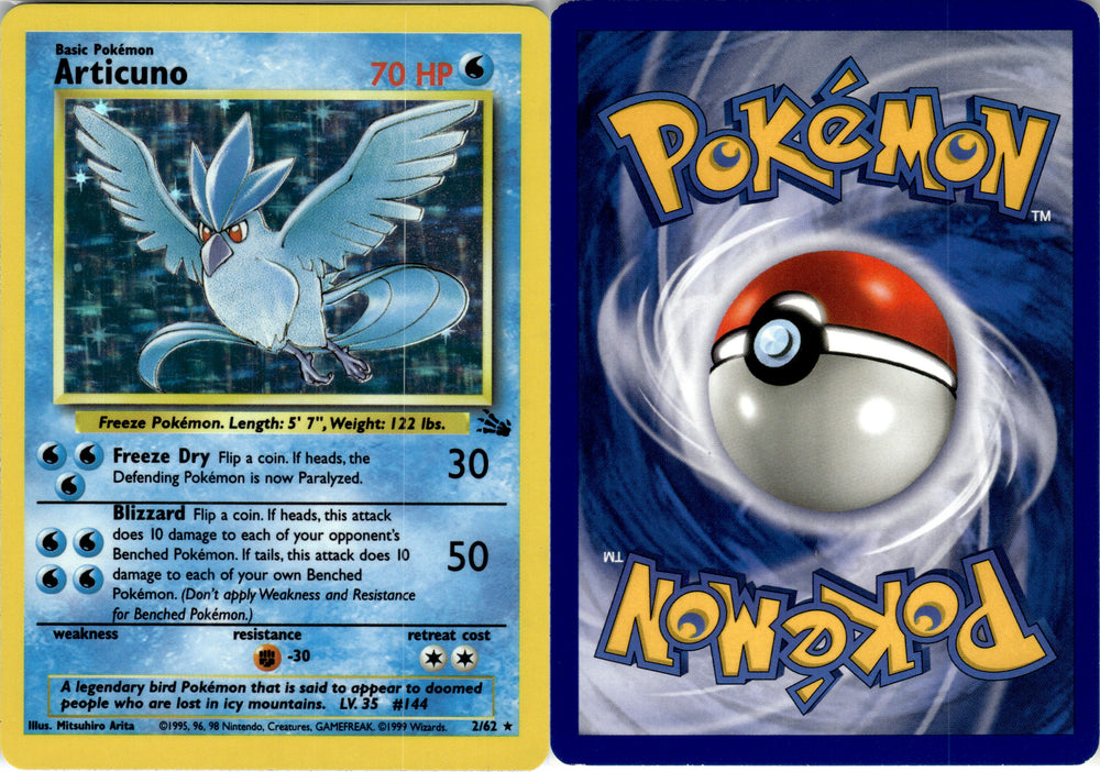 Articuno (2/62) [Fossil Unlimited] (FSL2)