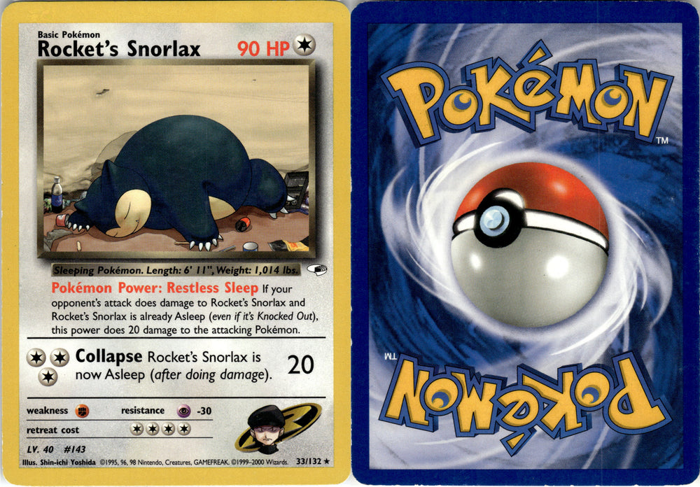 Rocket's Snorlax (33/132) [Gym Heroes Unlimited] (GHU33)