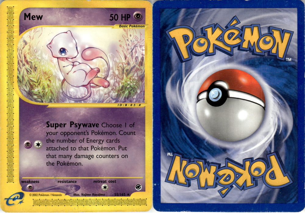 Mew (55/165) [Expedition: Base Set] (EBS55)