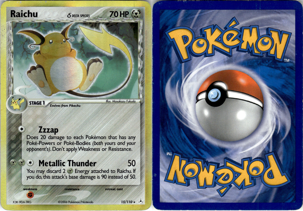 Raichu (15/110) (Delta Species) [EX: Holon Phantoms] (EXHP12)