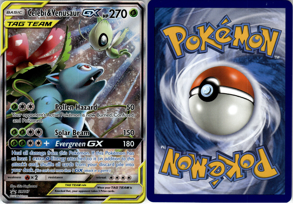 Celebi & Venusaur GX (SM167) [Sun & Moon: Black Star Promos]