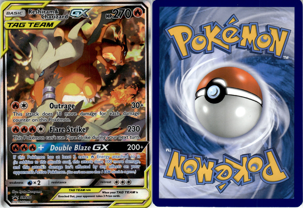 Reshiram & Charizard GX (SM201) [Sun & Moon: Black Star Promos] (BSPSM201)