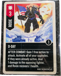 Unmatched: Stars and Stripes - D-Day Foil Promo Card