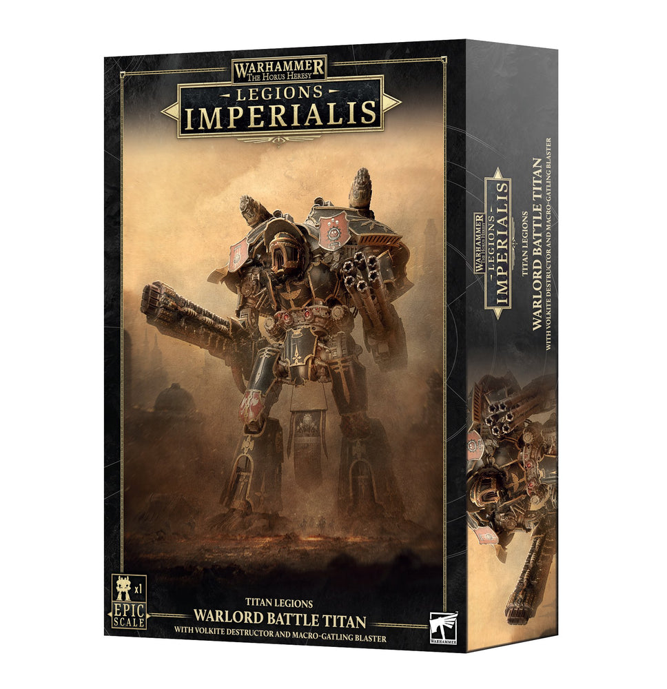The Horus Heresy: Legions Imperialis - Warlord Titan Volkite & Macro-Gatling Blaster (PREORDER)