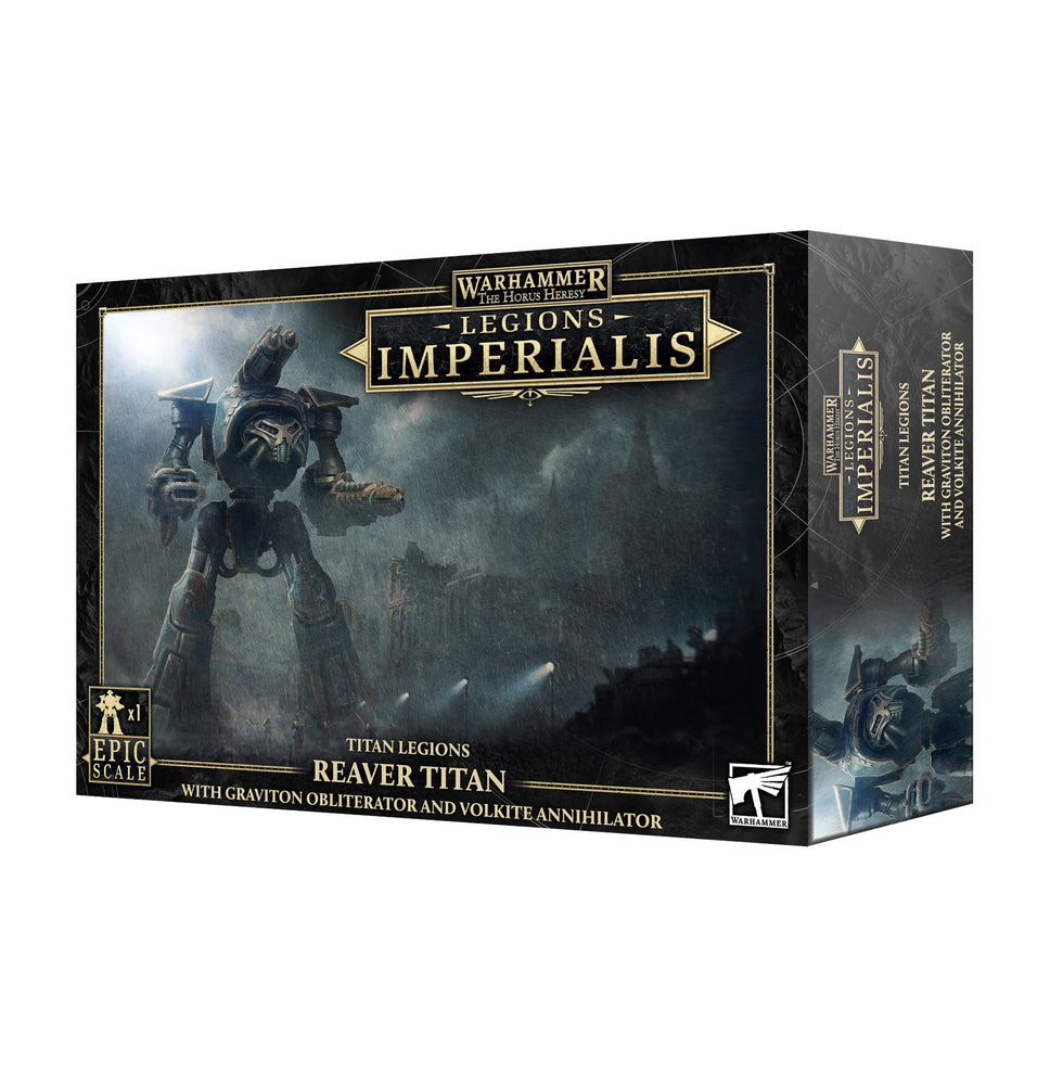The Horus Heresy: Legions Imperialis - Reaver Titan With Graviton Obliterator And Volkite Annihilator (PREORDER)