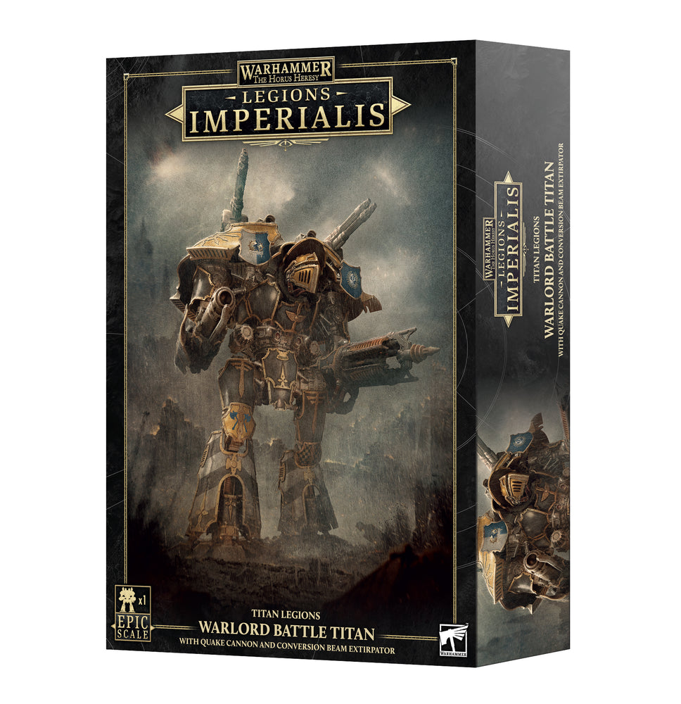 The Horus Heresy: Legions Imperialis - Warlord Titan With Quake Cannon And Conversion Beam Extirpator (PREORDER)