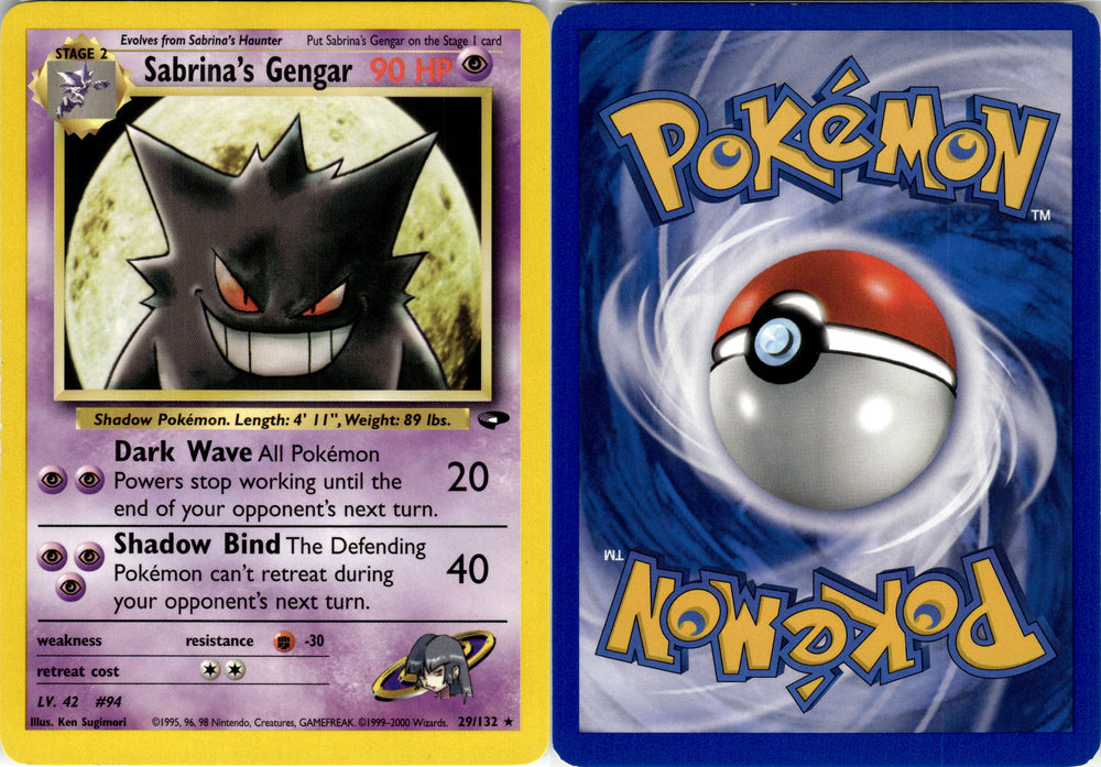 Sabrina's Gengar (29/132) [Gym Challenge Unlimited] (GCU29)