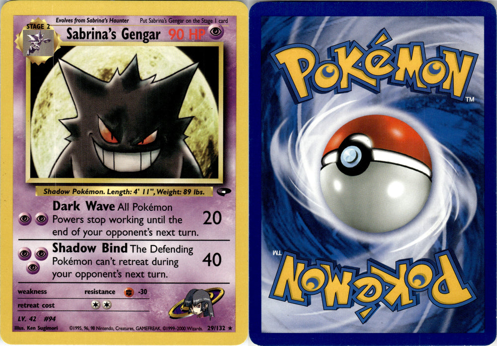 Sabrina's Gengar (29/132) [Gym Challenge Unlimited] (GCU29)