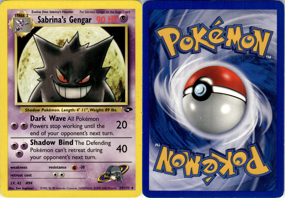 Sabrina's Gengar (29/132) [Gym Challenge Unlimited] (GCU29)