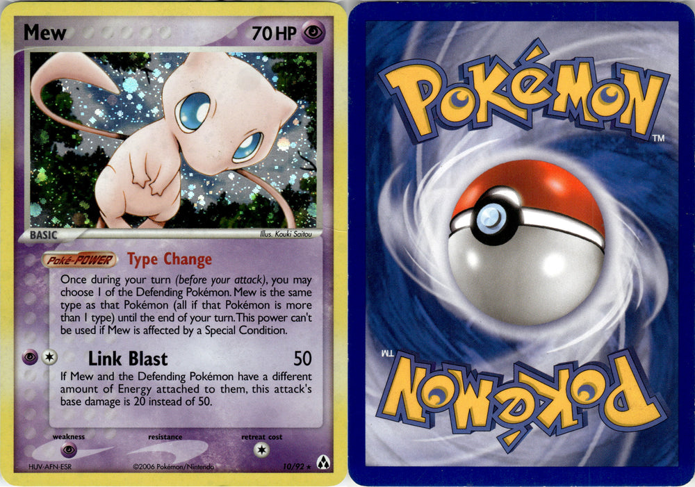 Mew (10/92) (Stamped) [EX: Legend Maker] (LM10)