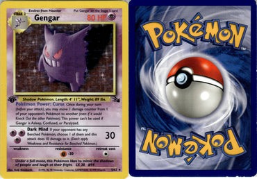 Gengar (5/62) [Fossil 1st Edition] (FS1ST5)
