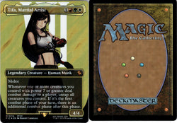 Tifa, Martial Artist (Borderless) (Surge Foil) [FINAL FANTASY Commander] (FIC0214)
