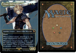 Cloud, Ex-SOLDIER (Borderless) (Surge Foil) (FIC0210) [FINAL FANTASY Commander]