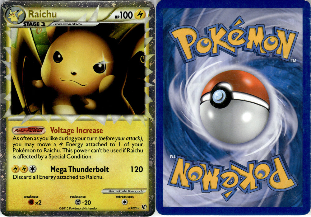 Raichu (83/90) [HeartGold & SoulSilver: Undaunted] (UND83)