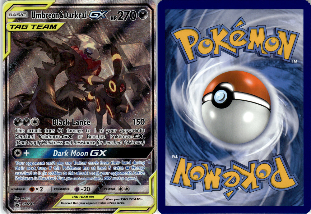 Umbreon & Darkrai GX (SM241) [PSM241] [Sun & Moon: Black Star Promos]