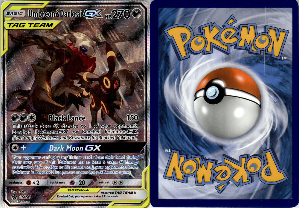 Umbreon & Darkrai GX (SM241) [PSM241] [Sun & Moon: Black Star Promos]
