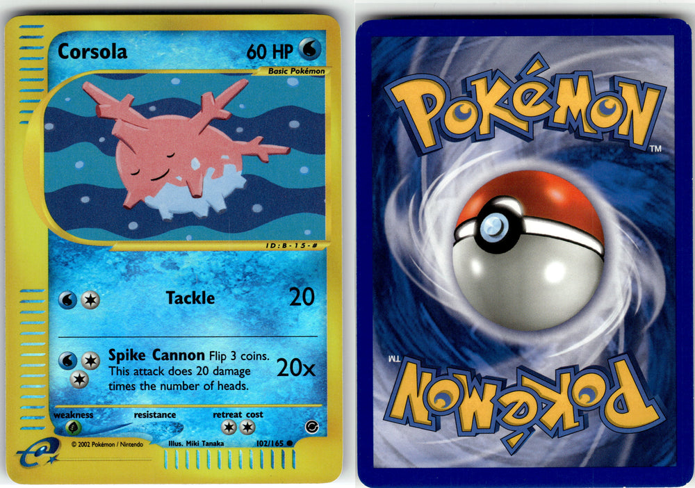 Corsola (102/165) [Expedition: Base Set] (EXP102)