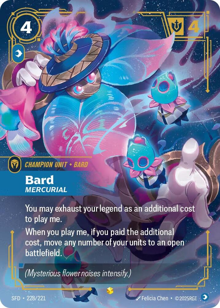Bard, Mercurial (Overnumbered) (228/221) [Spiritforged]