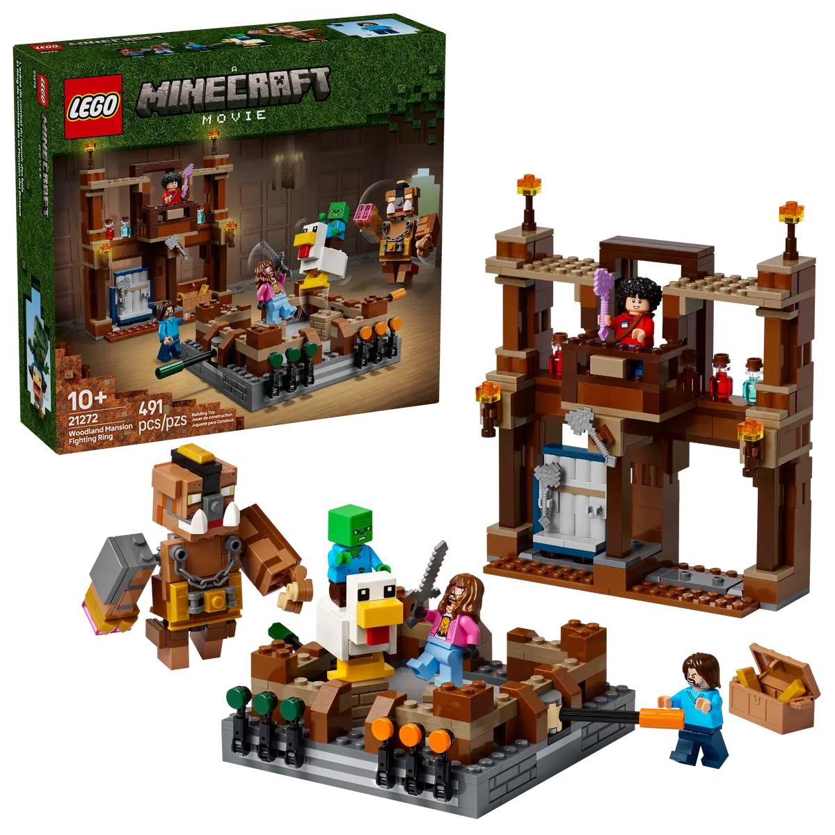 Lego: Minecraft - Woodland Mansion Fighting Ring