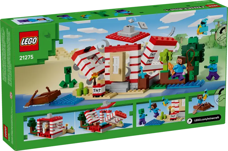 Lego: Minecraft - The TNT Jungle House