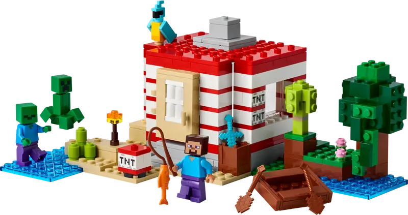 Lego: Minecraft - The TNT Jungle House