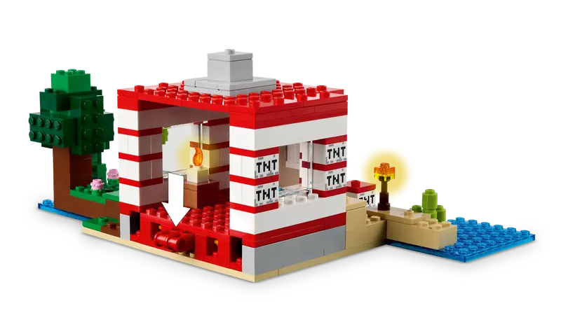 Lego: Minecraft - The TNT Jungle House