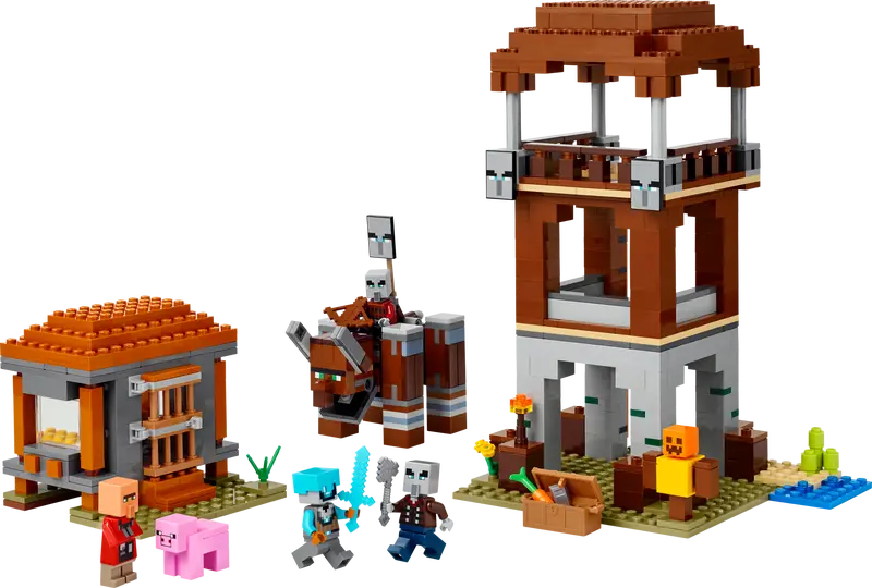Lego: Minecraft - The Pillager Outpost and Ravager
