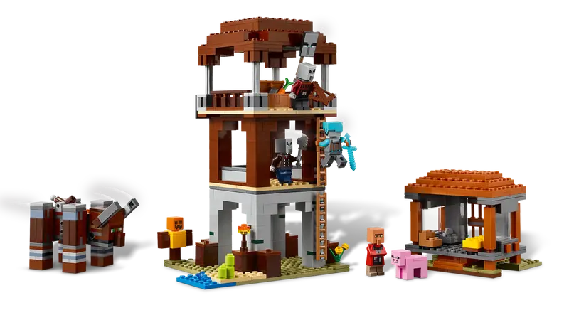 Lego: Minecraft - The Pillager Outpost and Ravager