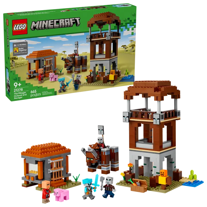 Lego: Minecraft - The Pillager Outpost and Ravager