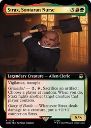 Strax, Sontaran Nurse (Extended Art) (Surge Foil) [Doctor Who]