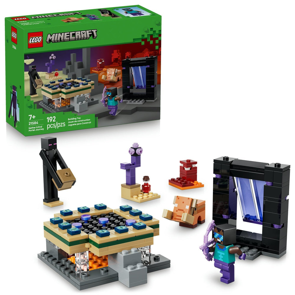Lego: Minecraft - Nether & End Portal Journey