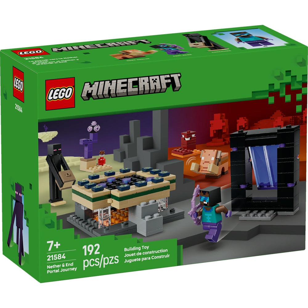 Lego: Minecraft - Nether & End Portal Journey