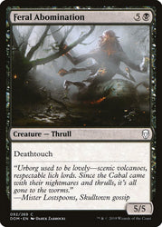 Feral Abomination [Dominaria]