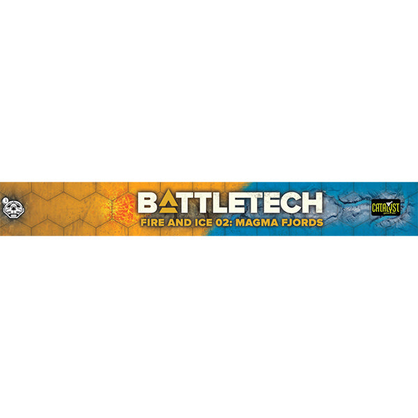BattleTech: Battle Mat - Fire and Ice (Magma Fjords)