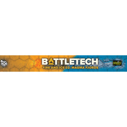 BattleTech: Battle Mat - Fire and Ice (Magma Fjords)